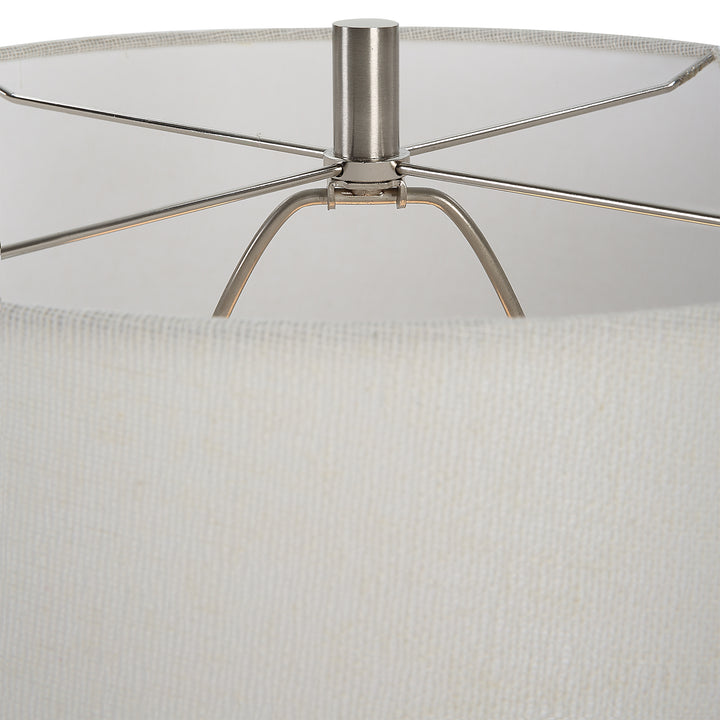 Uttermost Opal Gloss White Table Lamp