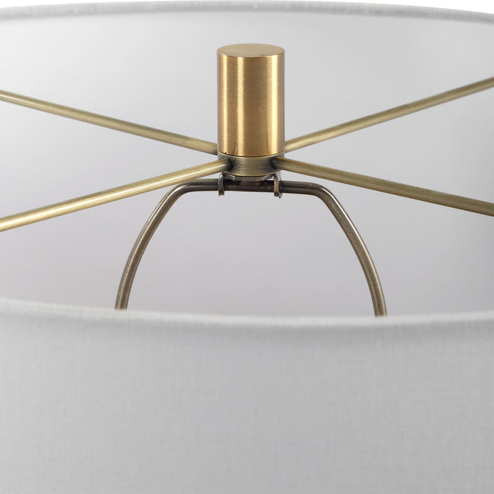 Uttermost Moher Glossy Blue Table Lamp