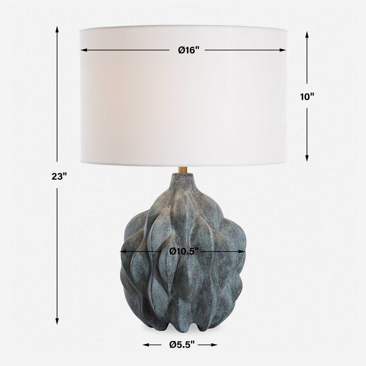 Uttermost Whitecap Ceramic Table Lamp