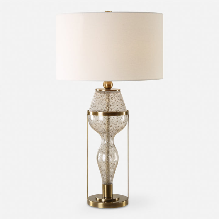 Uttermost Out Of Time Seeded Glass Table Lamp