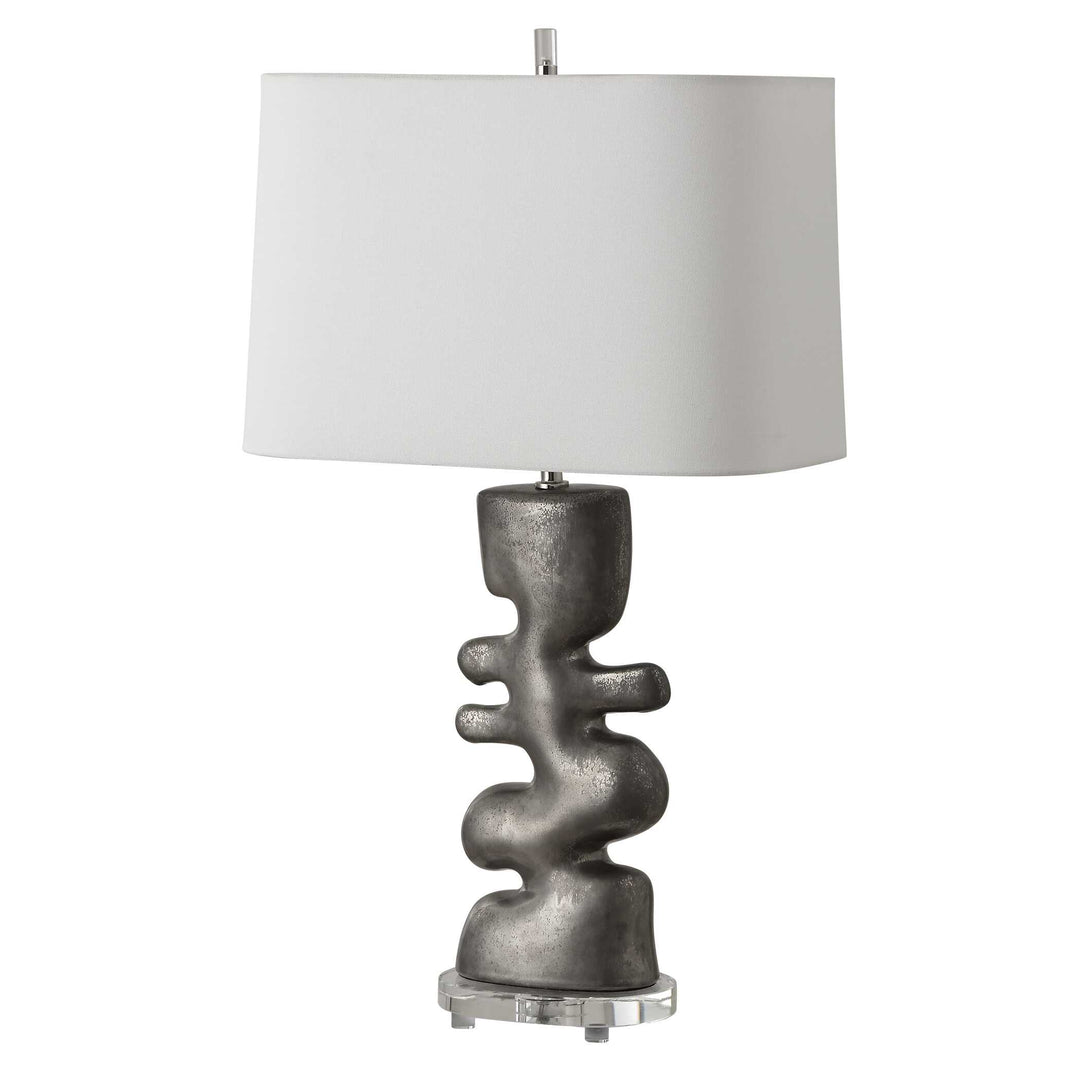 Uttermost Free Flowing Nickel Table Lamp