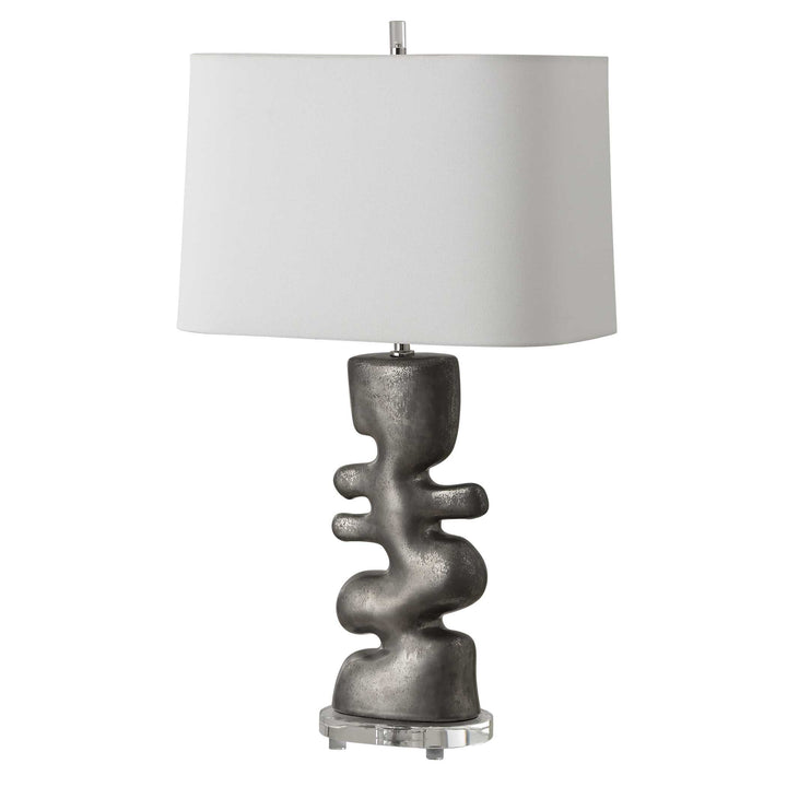 Uttermost Free Flowing Nickel Table Lamp