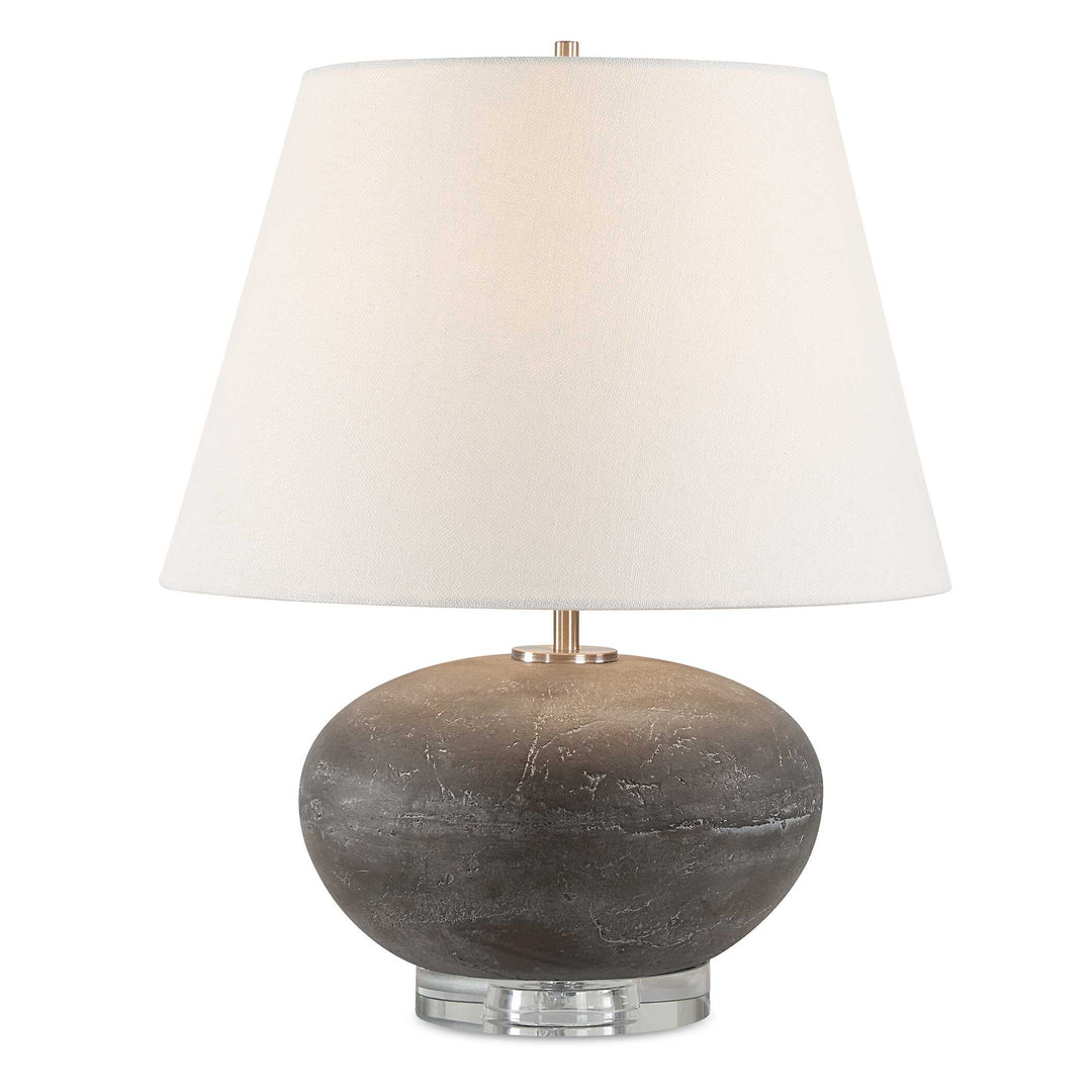 Uttermost Beckley Gray Stone Table Lamp