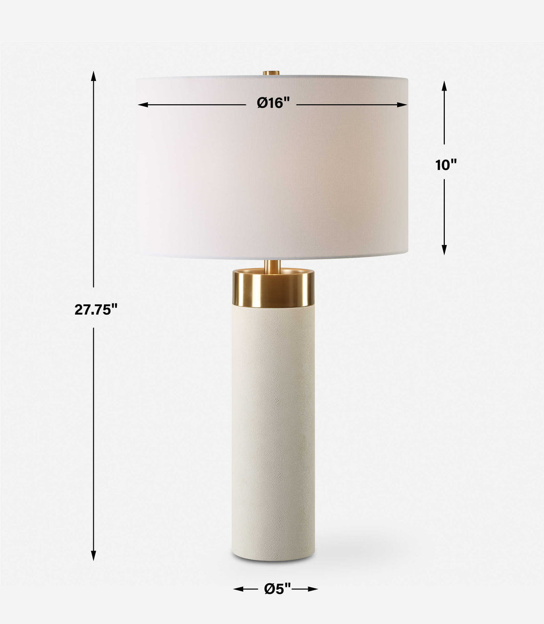 Uttermost Wessex White Table Lamp