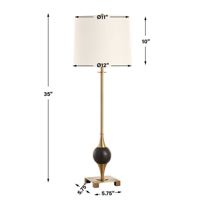 Uttermost Dempsey Marble Buffet Lamp