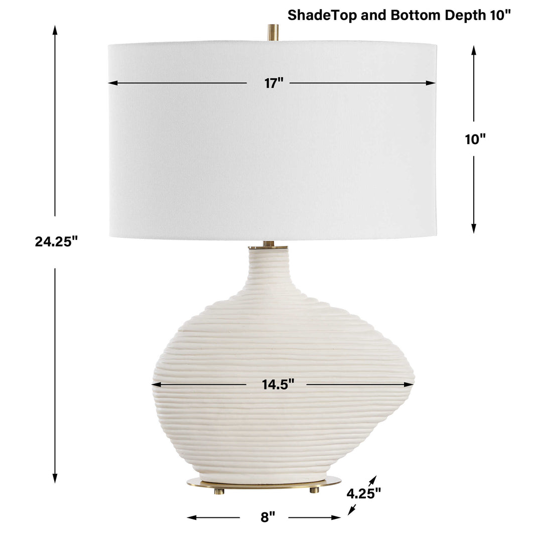 Uttermost Duostacked Ceramic Table Lamp