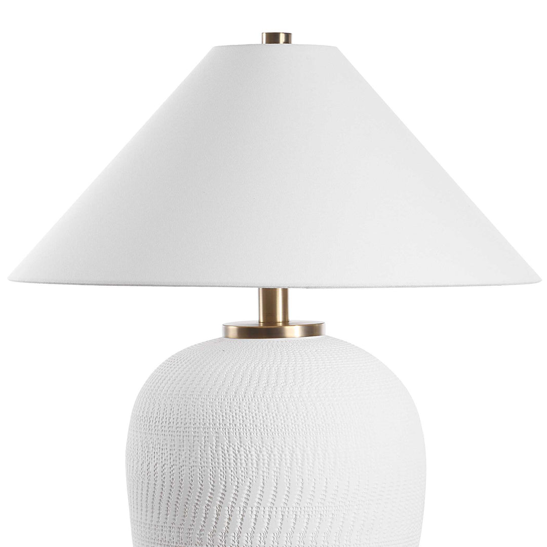 Uttermost Merriton Matt White Table Lamp