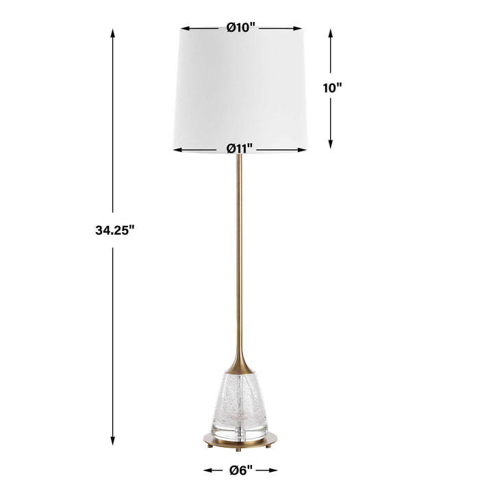 Uttermost Alistair Brass Buffet Lamp
