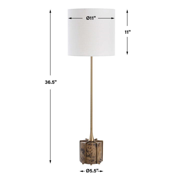 Uttermost Britwell Brown Buffet Lamp