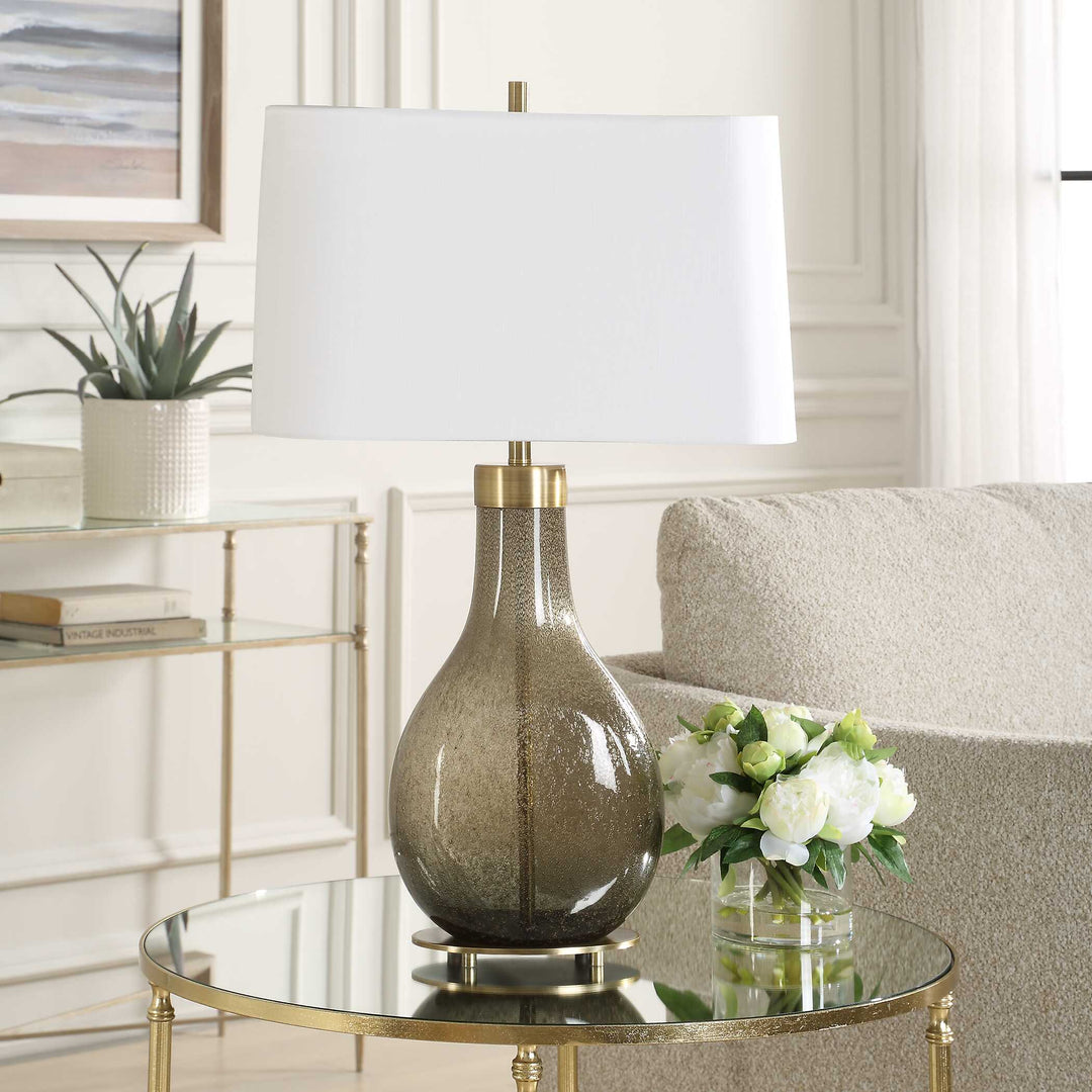 Uttermost Shyla Dark Glass Table Lamp