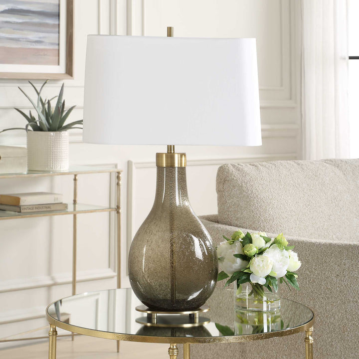 Uttermost Shyla Dark Glass Table Lamp
