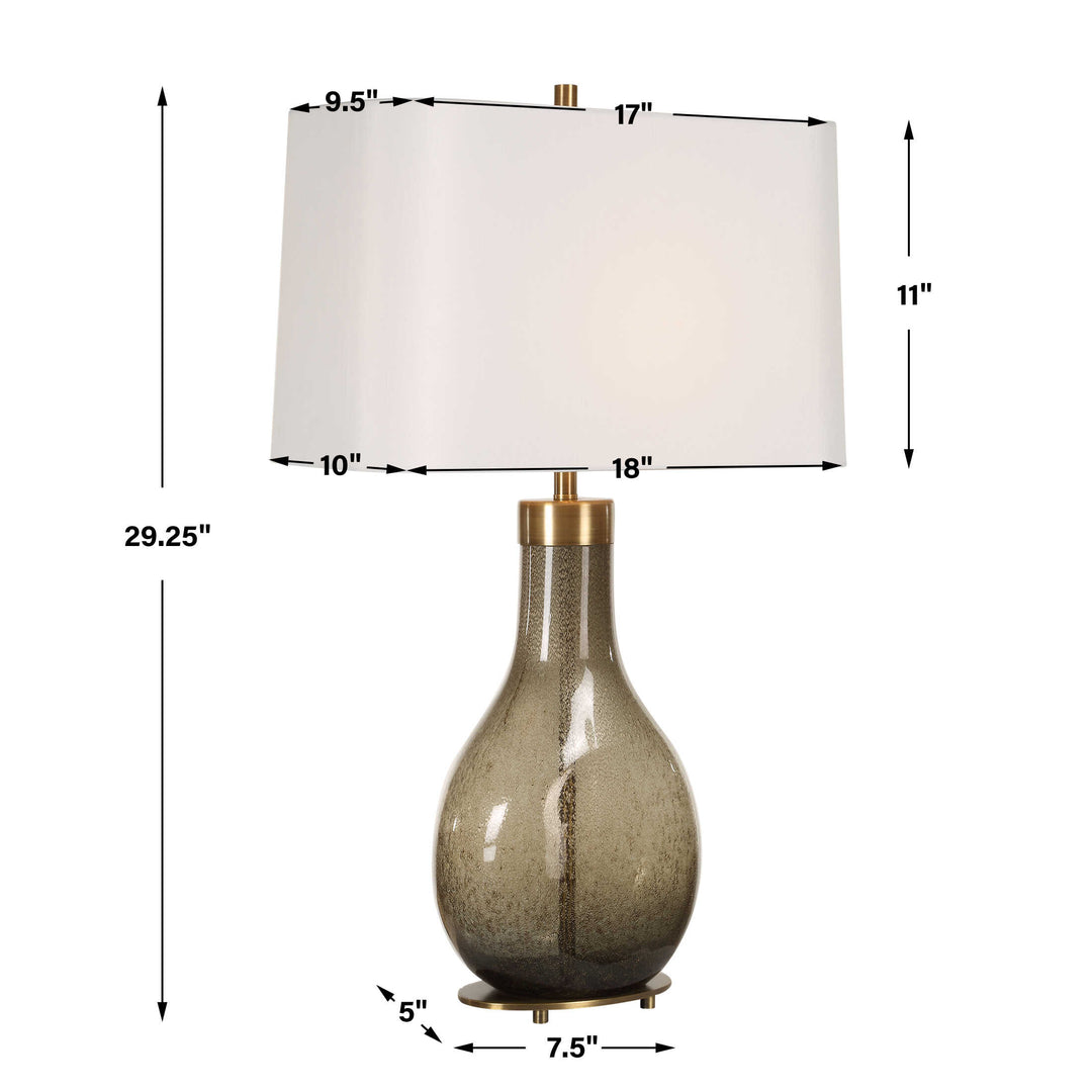 Uttermost Shyla Dark Glass Table Lamp