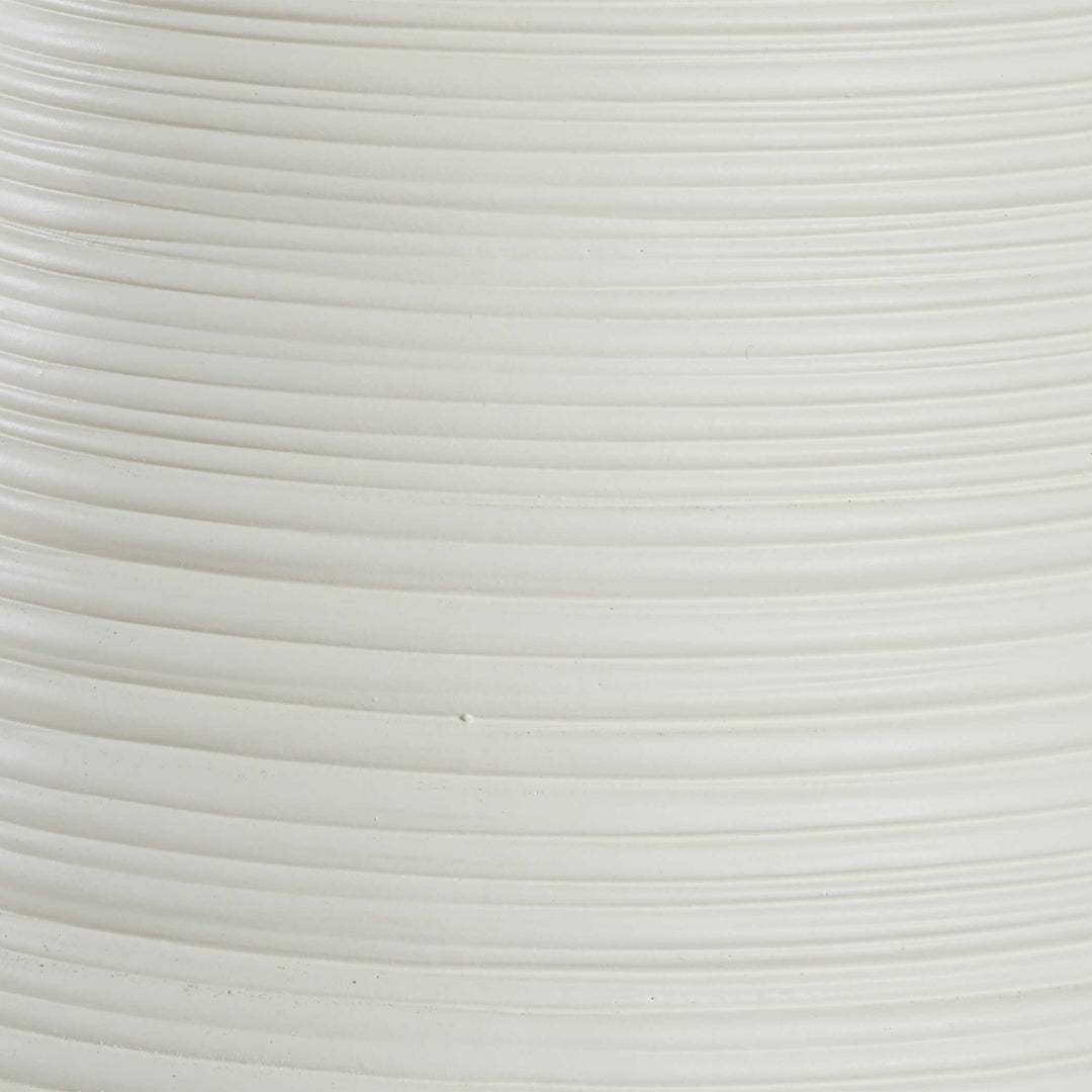 Uttermost Ridgeline Matte White Table Lamp