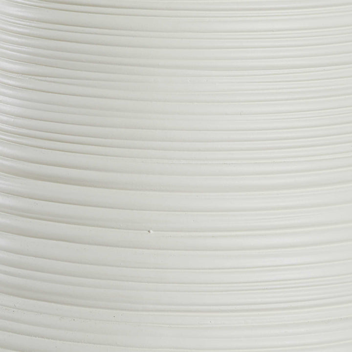 Uttermost Ridgeline Matte White Table Lamp