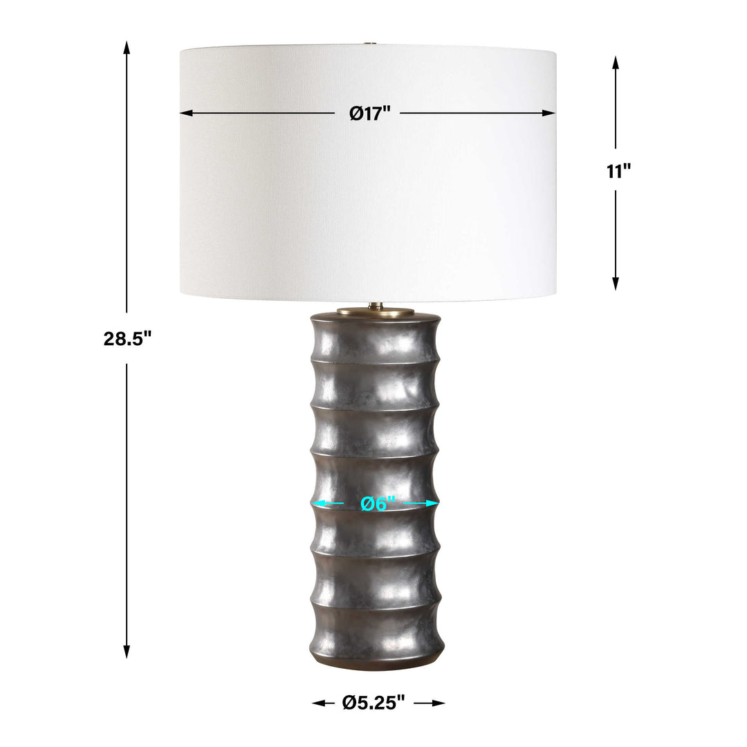 Uttermost Corvair Scalloped Table Lamp