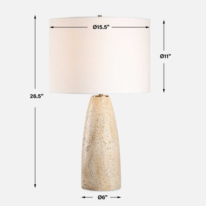 Uttermost Maury Travertine Table Lamp