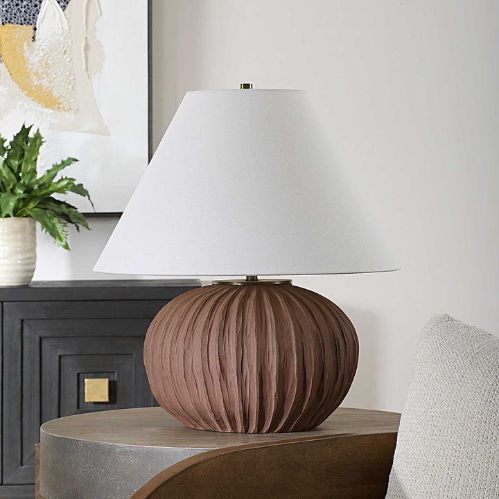 Uttermost Keoghan Terracotta Table Lamp
