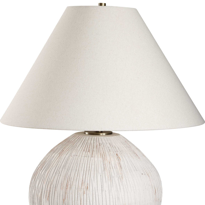 Uttermost Meryl Aged White Table Lamp