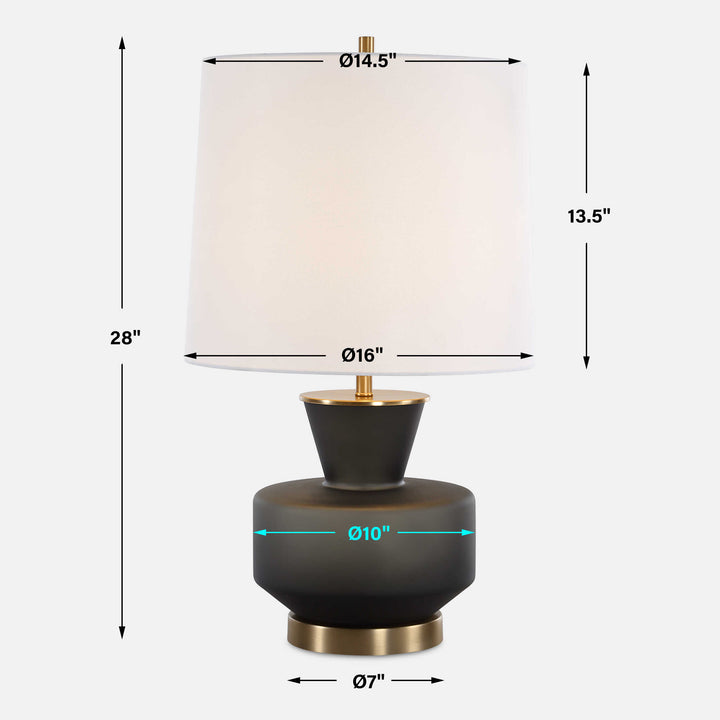 Uttermost Trentino Black Table Lamp