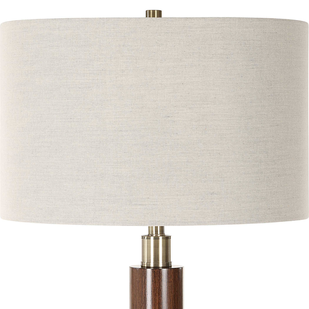 Uttermost Stacked Wooden Floor Lamp