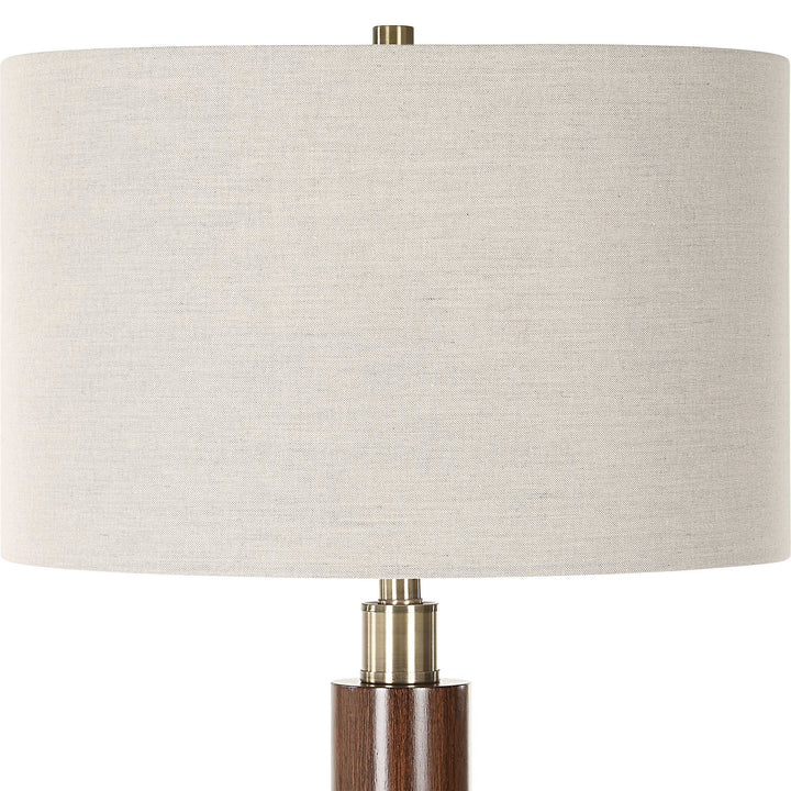 Uttermost Stacked Wooden Floor Lamp