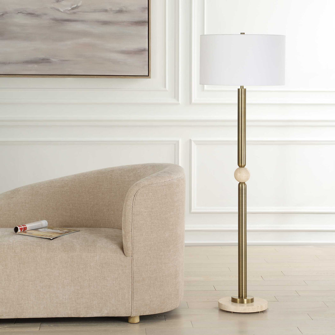 Uttermost Hudson Gold Floor Lamp