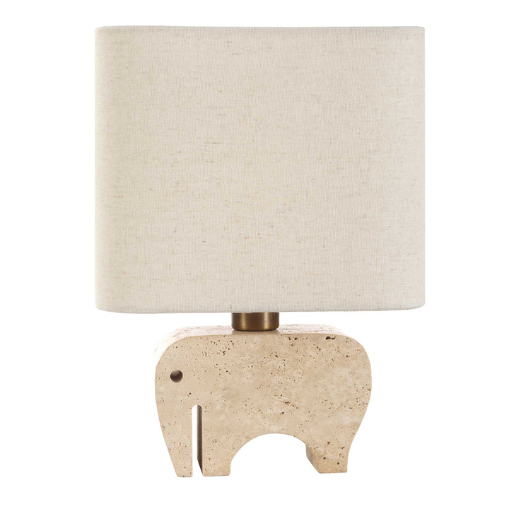 Uttermost Tusk Travertine Accent Lamp