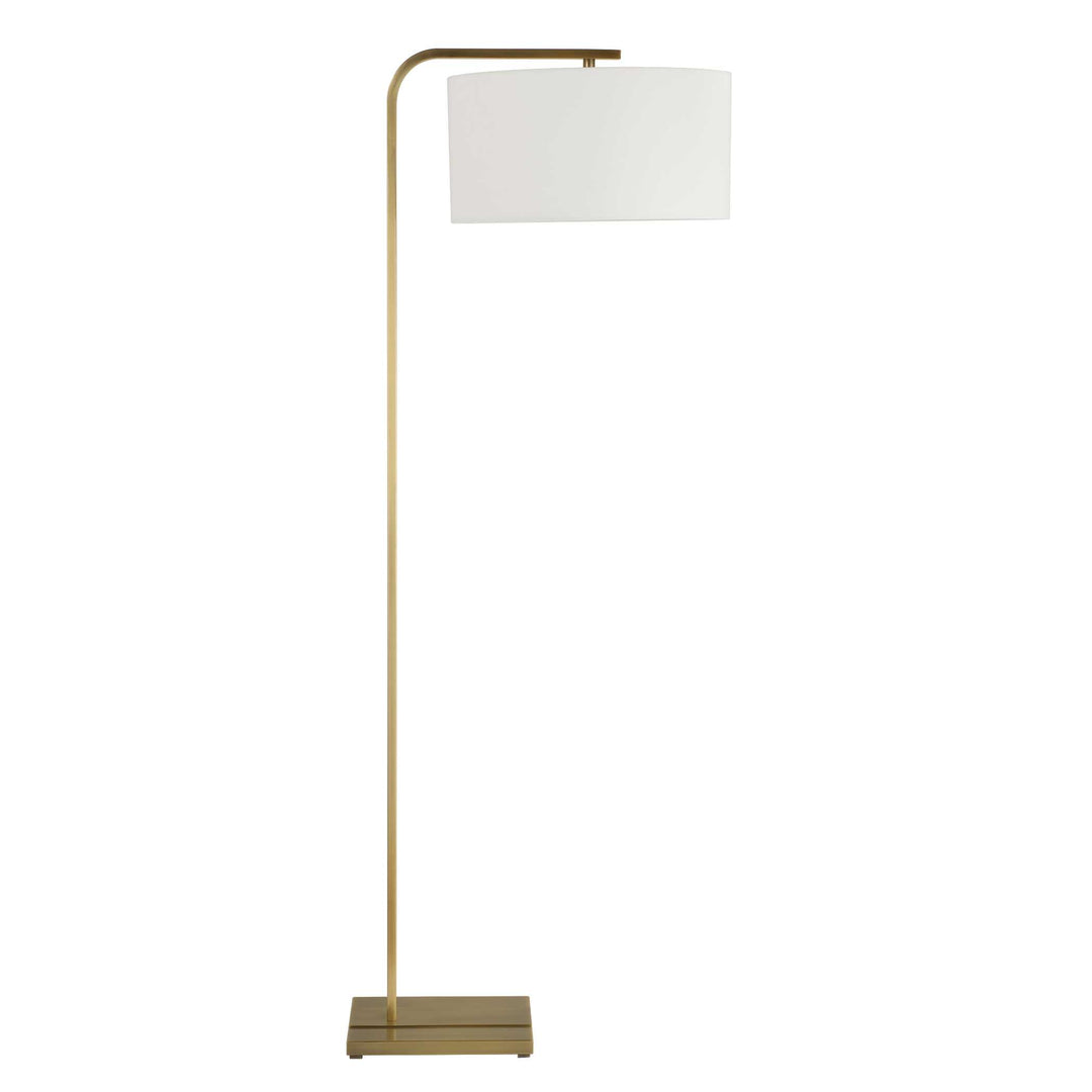 Uttermost Laight Antique Brass Floor Lamp