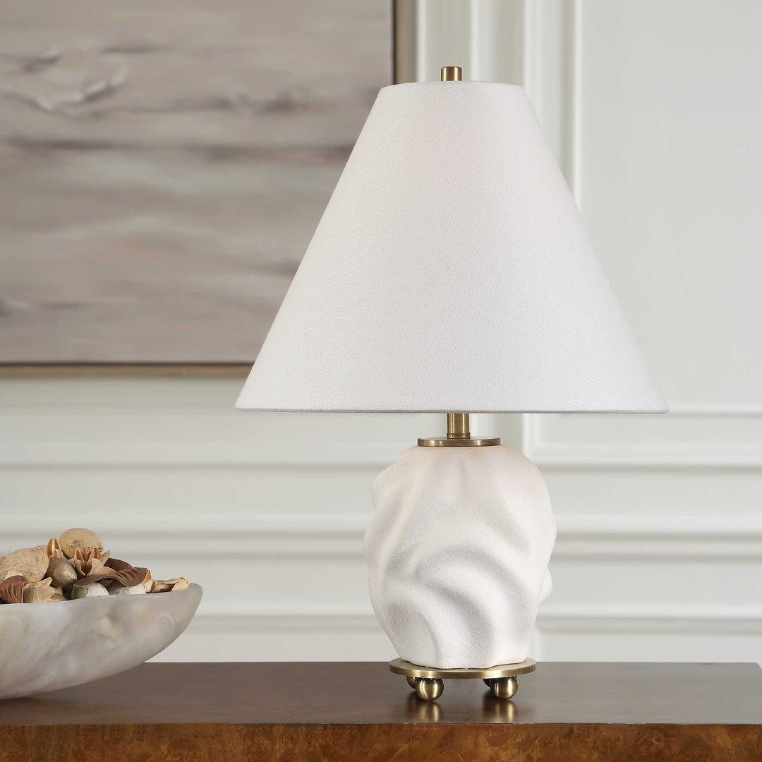 Uttermost Bora White Accent Lamp