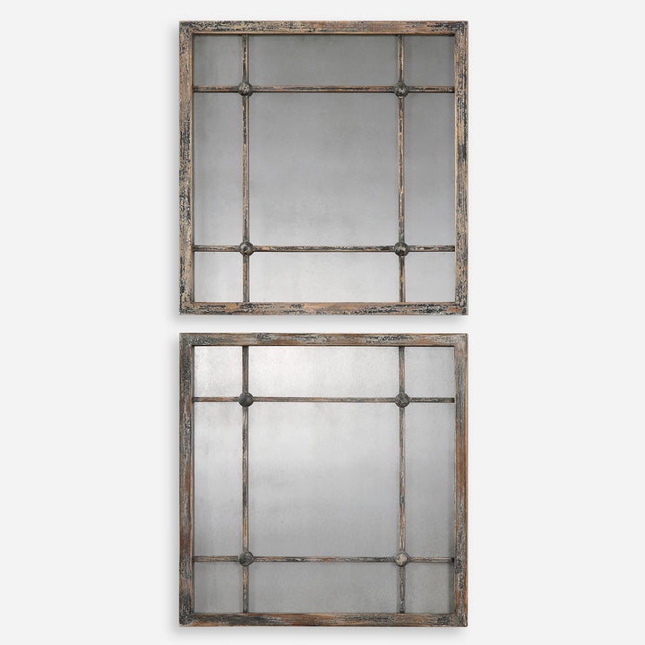 Uttermost Saragano Square Mirrors Set/2