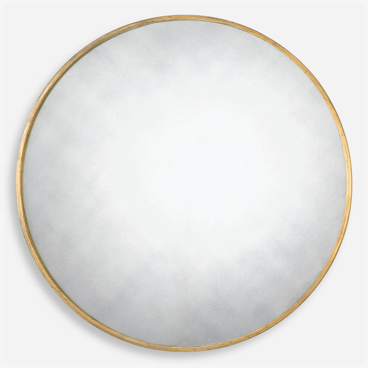 Uttermost Junius Round Gold Mirror