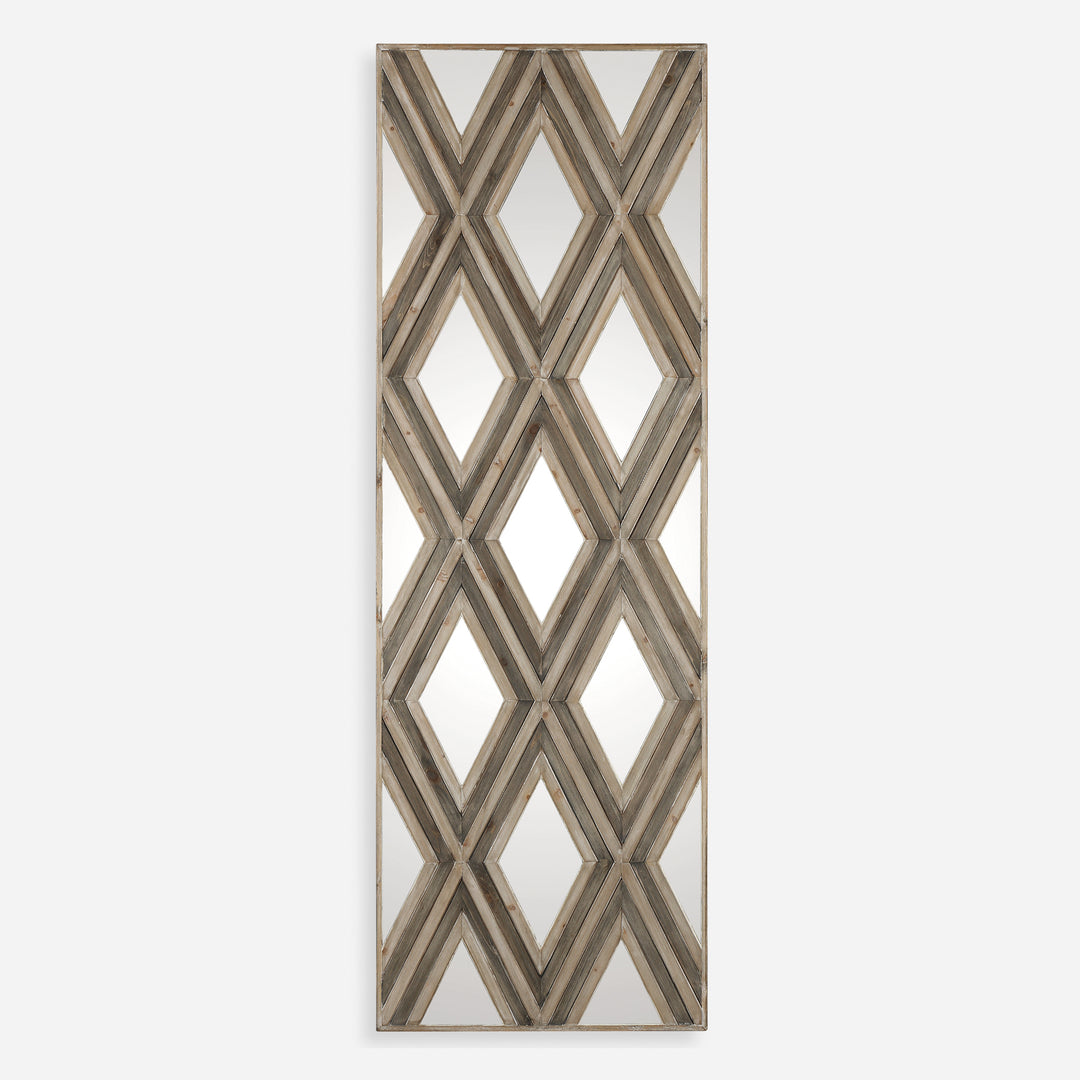 Uttermost Tahira Geometric Argyle Pattern Wall Mirror