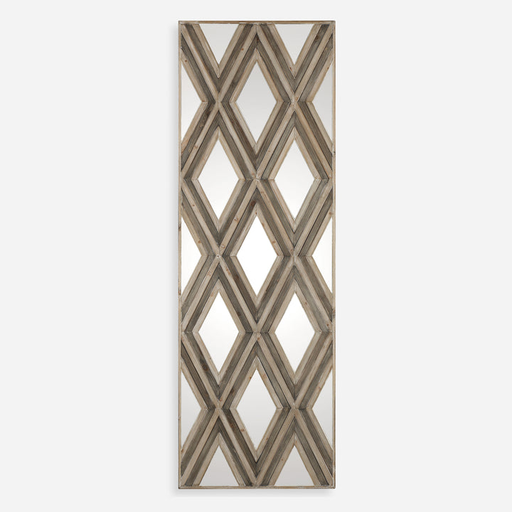 Uttermost Tahira Geometric Argyle Pattern Wall Mirror