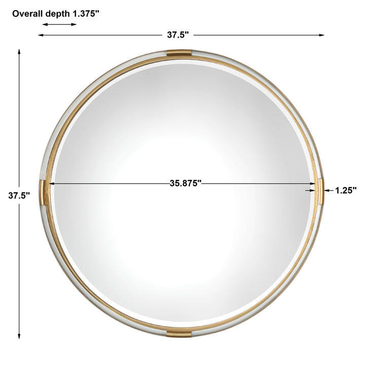 Uttermost Mackai Round Gold Mirror