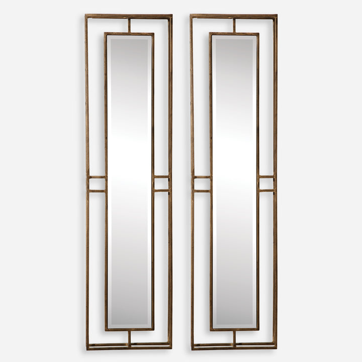Uttermost Rutledge Gold Mirrors, S/2