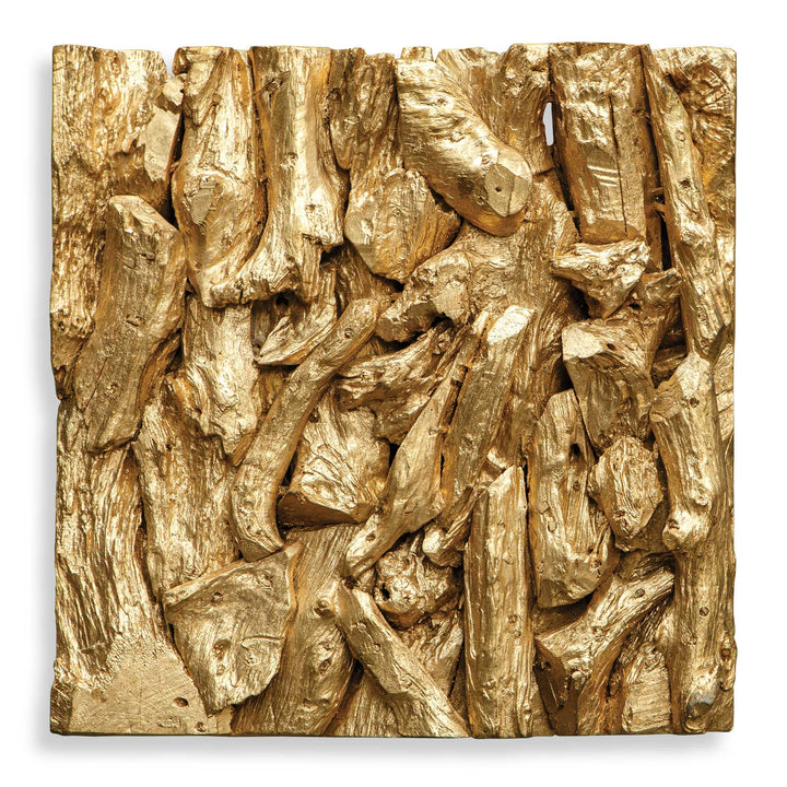 Uttermost Rio Gold Wood Wall Decor