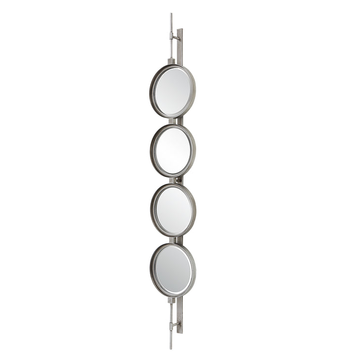 Uttermost Button Silver Mirror