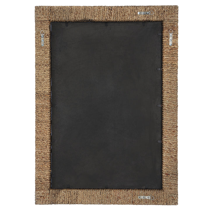 Uttermost Island Braided Straw Mirror