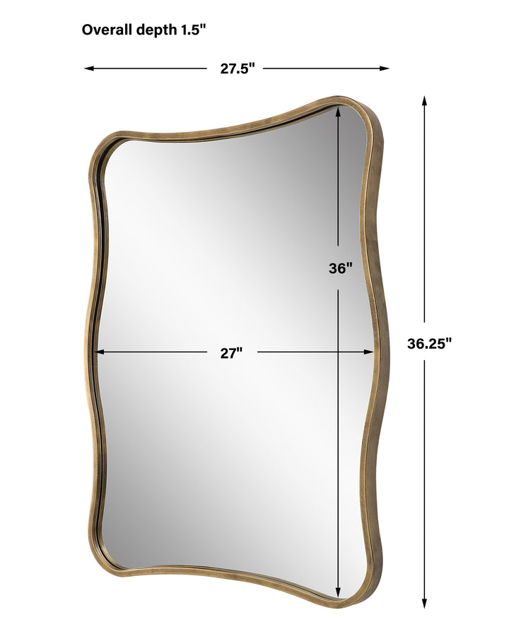 Uttermost Pavia Curvy Vanity Mirror