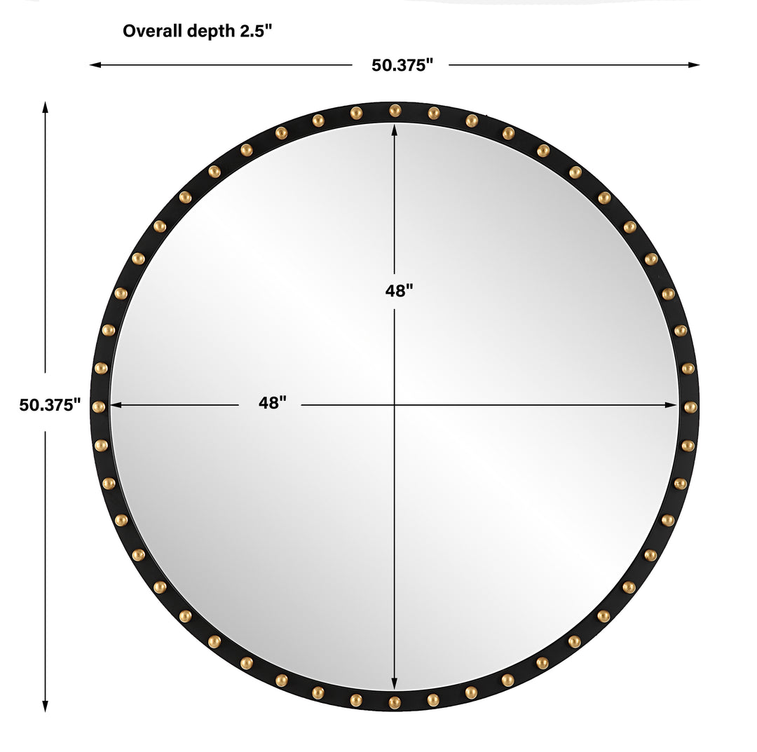 Uttermost Sele Oversized Round Mirror