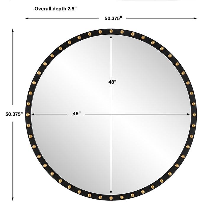 Uttermost Sele Oversized Round Mirror