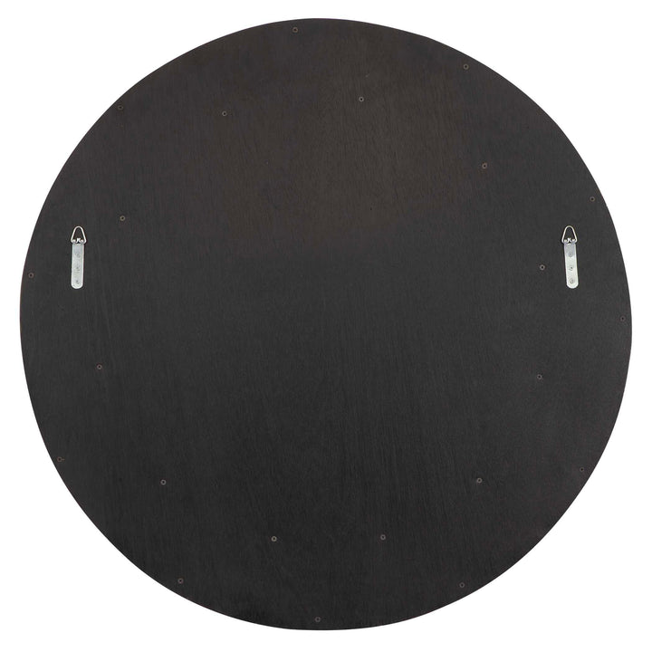 Uttermost Dutton Dark Walnut Round Mirror