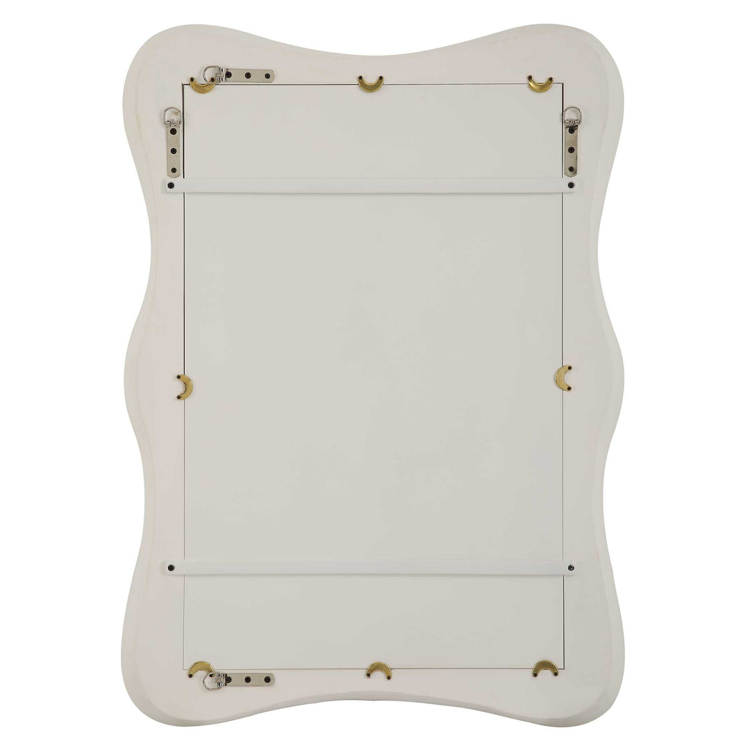 Uttermost Whitehaven Wavy Rectangle Mirror
