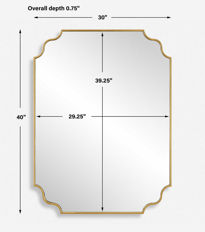 Uttermost Lennyn Gold Vanity Mirror