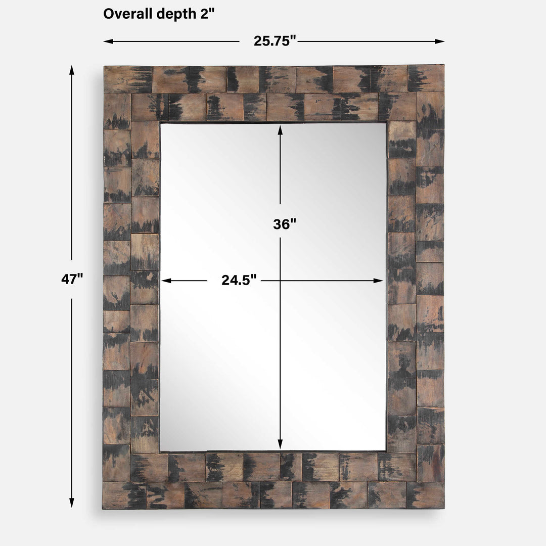 Uttermost Burke Wooden Mirror
