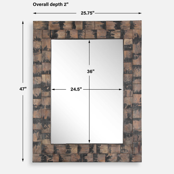 Uttermost Burke Wooden Mirror