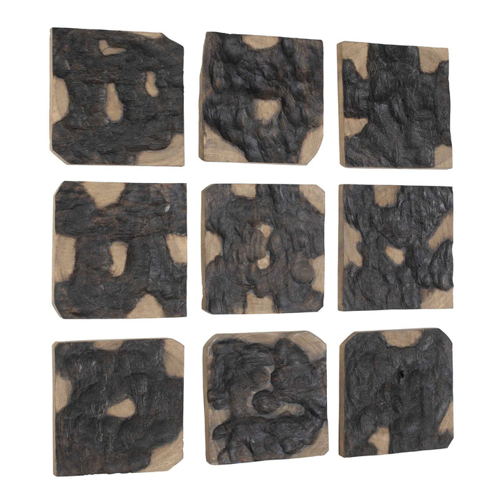 Uttermost Ignite Wood Wall Decor Set/9