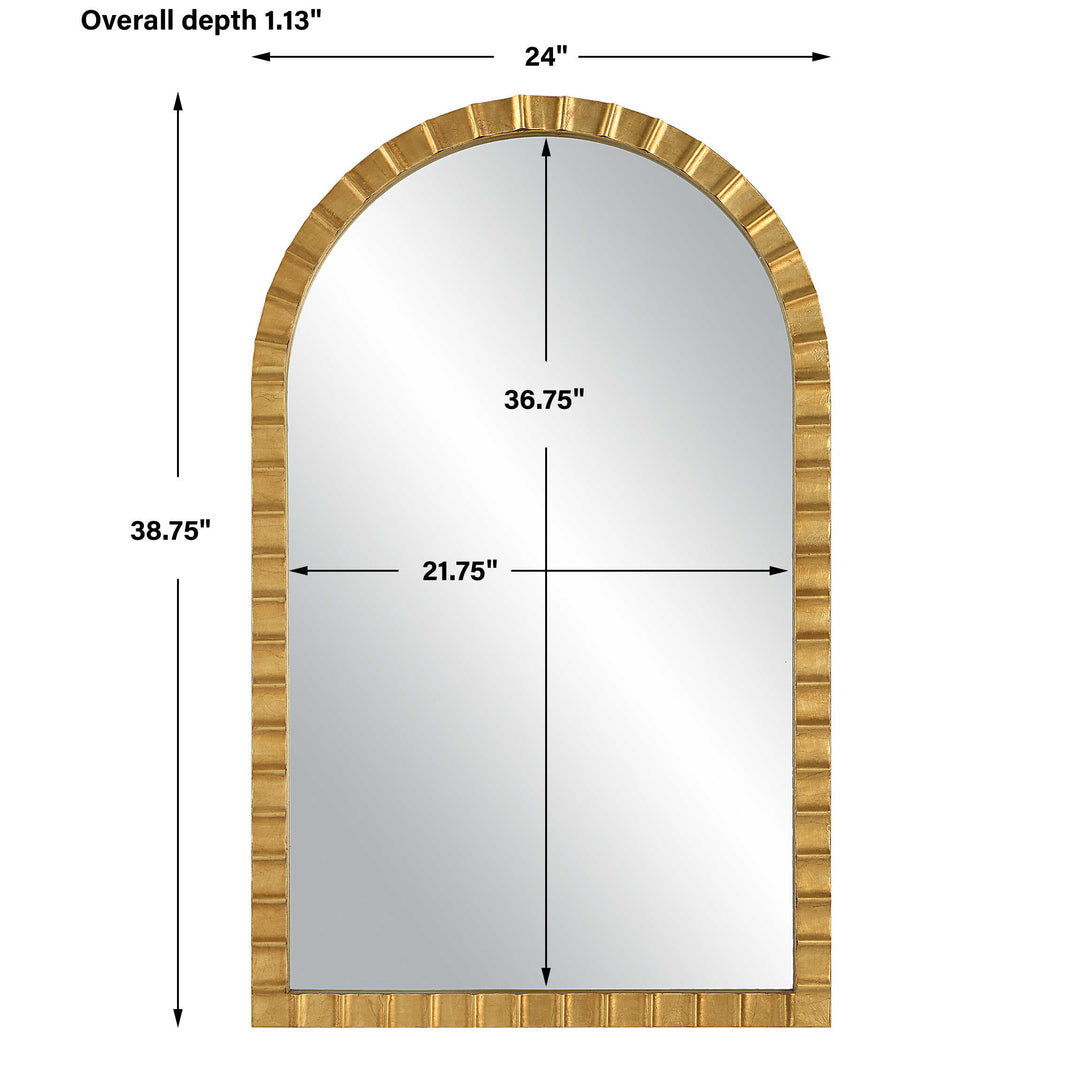 Uttermost Dandridge Gold Arch Mirror