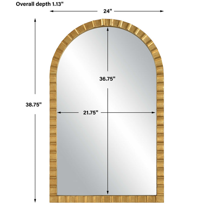 Uttermost Dandridge Gold Arch Mirror