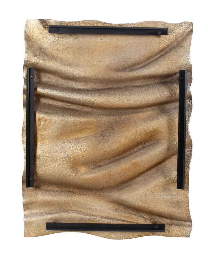 Uttermost Undulate Outdoor Gold Wall Panel